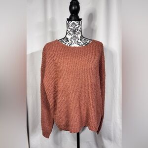 Roxy Women's Sweater in Warm Rust